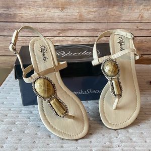 Paprika thong Sandal